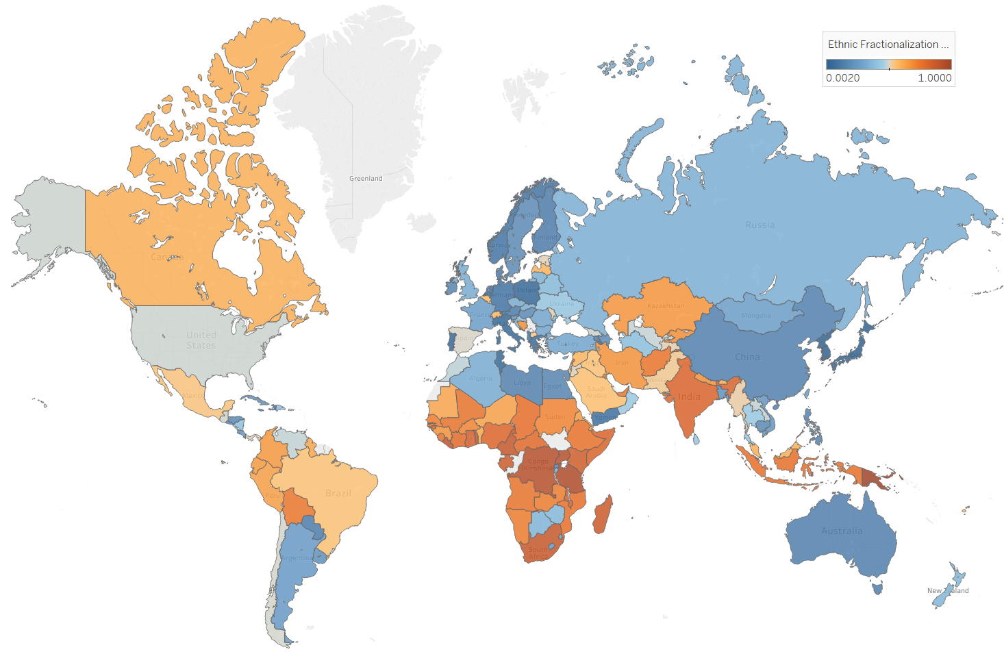 Cultural diversity map showing how visual language varies across regions.
